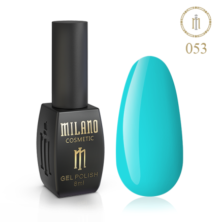 Гель лак MILANO 8 мл №053 (Лазур)