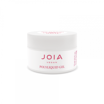 Гель-база PolyLiquid Gel Delicate White, JOIA Vegan, 50 Мл