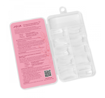 Багаторазові верхні форми для нарощування JOIA vegan Reusable Upper Nail Forms for extensions, 100 шт