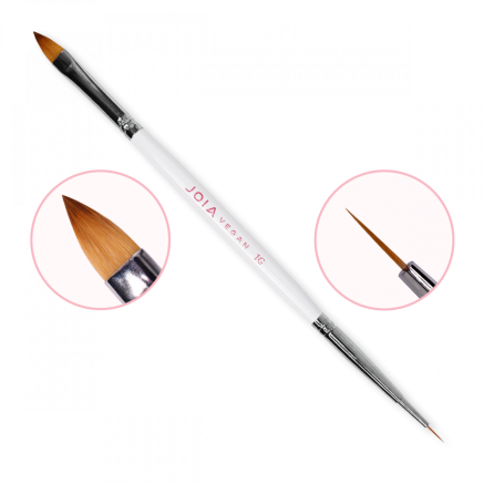 Кисточка для геля и дизайна 2 в 1 JOIA vegan Кисточка для геля и дизайна 2 в 1 JOIA vegan