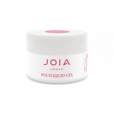 Гель-база PolyLiquid Gel Pink Lace, JOIA Vegan, 50 Мл