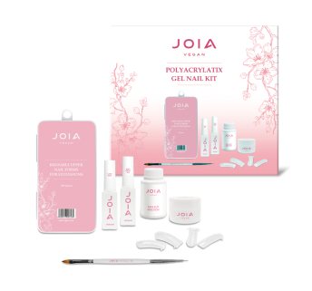 Стартовый набор для наращивания полигелем UV/LED PolyAcrylatix Gel Nail Kit JOIA vegan