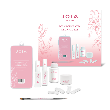 Стартовий набір для нарощення полігелем UV/LED PolyAcrylatix Gel Nail Kit JOIA vegan