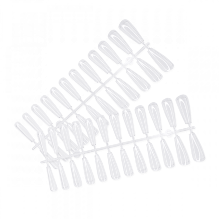 Тіпси гелеві для нарощування нігтів Soft gel tips Balerina Joia vegan, балерина, 240 шт