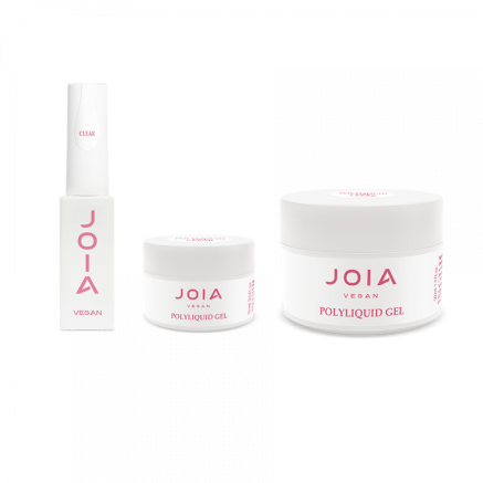 Гель-база PolyLiquid Gel Clear, JOIA Vegan, 15 Мл