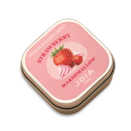 Масажна свічка Massage Spa Hand Candle Strawberry Marshmallow JOIA vegan, 65 мл