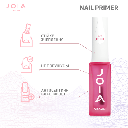 Nail Primer JOIA vegan, бескислотный праймер, 15 мл Nail Primer JOIA vegan, бескислотный праймер, 15 мл