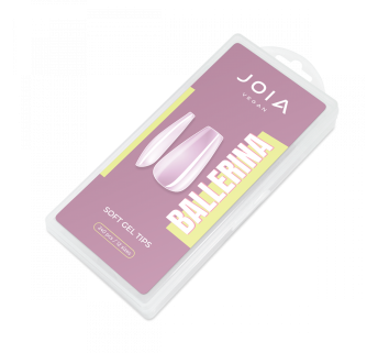 Тіпси гелеві для нарощування нігтів Soft gel tips Balerina Joia vegan, балерина, 240 шт