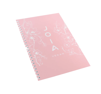 Блокнот на пружині в лінійку JOIA vegan, 10*15 см