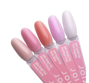 Палітра гелів на тіпсах Jelly Sculpt Gel JOIA vegan, 5 кольорів
