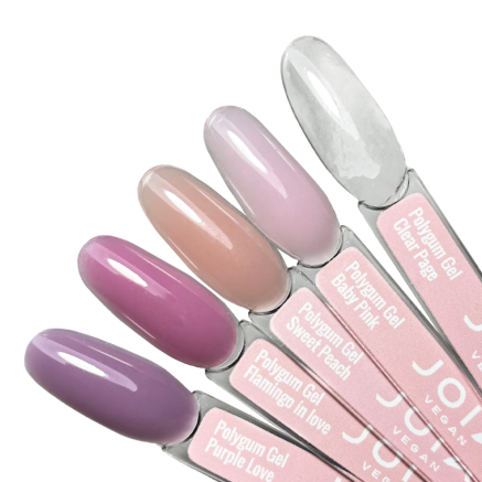 Гель-жвачка для моделирования Polygum Gel JOIA vegan, Flamingo in Love 05, 15 мл