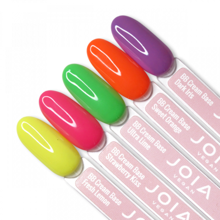 Палітра на тіпсах BB Cream Base JOIA vegan, 5 неонових кольорiв