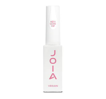 Топ для гель-лака Aqua Gloss Top No Wipe, глянцевый, JOIA vegan, 8 мл