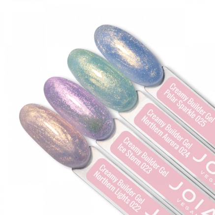Моделирующий гель Creamy Builder Gel JOIA vegan, 022 Northern Lights, 15 мл