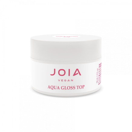 Топ для гель-лаку Aqua Gloss Top No Wipe, глянцевий, JOIA vegan, 50 мл