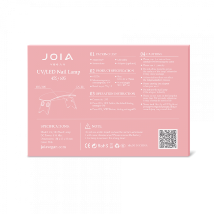 UV/LED Миниллампа JOIA vegan UV/LED Миниллампа JOIA vegan