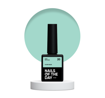 Nailsoftheday Cover base 20 — мʼятне базове покриття для нігтів, 10 мл