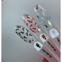 NAILSOFTHEDAY FUN! top 02 — фінішне покриття для нігтів з червоним арт-декором , без липкого шару, 10 мл