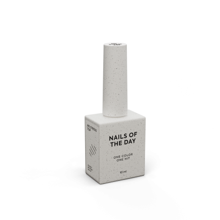 NAILSOFTHEDAY No stress top no wipe  — глянцевий топ без липкого шару і без уф-фільтрів, топ АНТИЦАРАПКА, 10 мл
