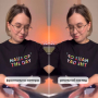 NAILSOFTHEDAY футболка брендована Style 2025 дзеркальний напис для відео на фронтальну камеру