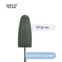 NAILSOFTHEDAY Silicone drill bit, medium rougness — брендований полірувальник, середня жорсткість, 10*24 мм