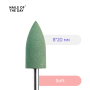 NAILSOFTHEDAY Silicone drill bit, soft — брендований полірувальник, мякий, 8*20 мм