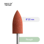 NAILSOFTHEDAY Silicone drill bit, rough — брендований полірувальник, жорсткий, 8*20 мм