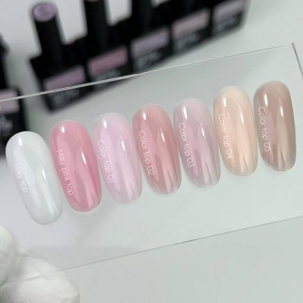 NAILSOFTHEDAY Milky pink top – ніжний молочно-рожевий топ без липкого шару для нігтів, 10 мл