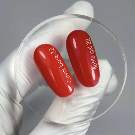 NAILSOFTHEDAY Bottle gel 22 – червоний надміцний гель для укріплення нігтів, 10 мл