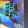 Набор кистей Nail Art Brush от Nailsofthenight – лайнер 10 мм, квадрат и овал с удобной прозрачной ручкой с переливающим эффектом.