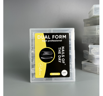 NAILSOFTHEDAY Dual Form Balerina (Type 8) – верхние формы балерина для ногтей, 120 штук