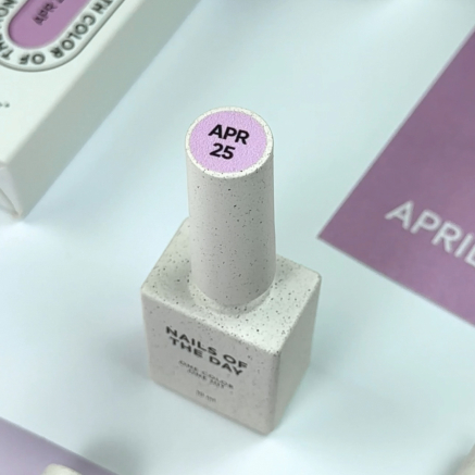 SOLD OUT NAILSOFTHEDAY Color of the month April 2025 Hanami— колір місяця глибокий рожевий, що перекривається в один шар, 10 мл