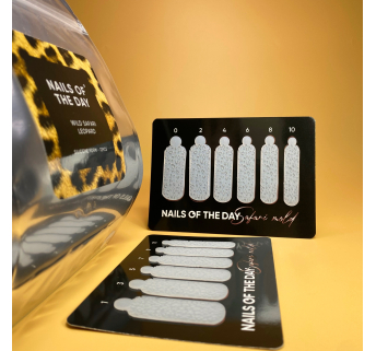 NAILSOFTHEDAY Wild Safari Leopard, 12pcs/packet — силиконовые молды для верхних форм/леопард (Type 18),12 шт в брендированном пакете.