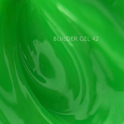 NAILSOFTHEDAY Builder gel 42 — насичено-салатовий гель для нарощування нігтів, 15 мл