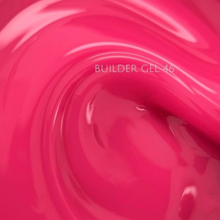 NAILSOFTHEDAY Builder gel 46 — насичено-рожевий гель для нарощування нігтів, 15 мл