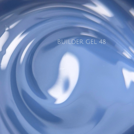 NAILSOFTHEDAY Builder gel 48 — блакитний гель для нарощування нігтів, 15 мл