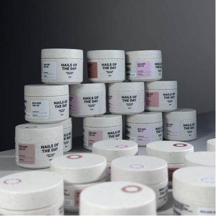 NAILSOFTHEDAY Builder Gel 13 — темно-карамельний гель для нарощування нігтів, 30 мл