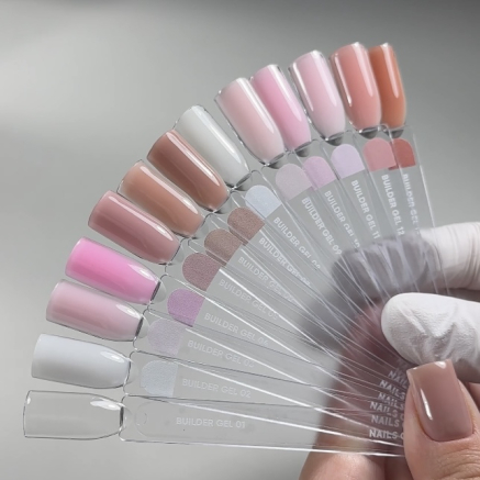 NAILSOFTHEDAY Builder Gel 13 — темно-карамельний гель для нарощування нігтів, 30 мл