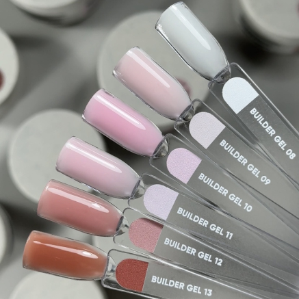 NAILSOFTHEDAY Builder Gel 13 — темно-карамельний гель для нарощування нігтів, 30 мл