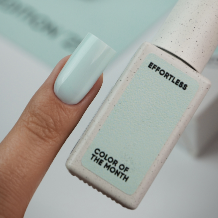 SOLD OUT NAILSOFTHEDAY Color of the month May 2025 Effortless — колір місяця вибілений холодний м’ятний, що перекривається в один шар, 10 мл