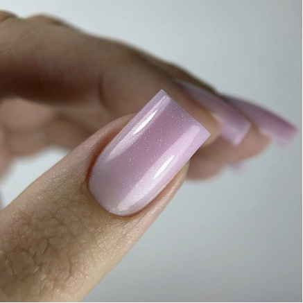 NAILSOFTHEDAY Party top 02 — прозорий з дрібним шиммером без липкого шару для нігтів, 10 мл