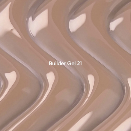 NAILSOFTHEDAY Builder Gel 21 — теплий нюдовий гель для нарощування нігтів, 30 мл