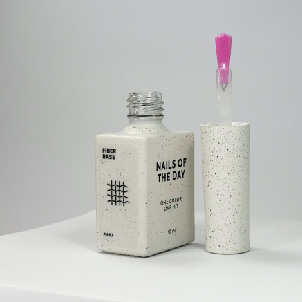 NAILSOFTHEDAY Fiber base – база для нігтів з нейлоновими волокнами, 10 мл
