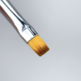 NAILSOFTHENIGHT Nail Art Brush, квадрат зі зручною прозорою ручкою з переливаючим ефектом