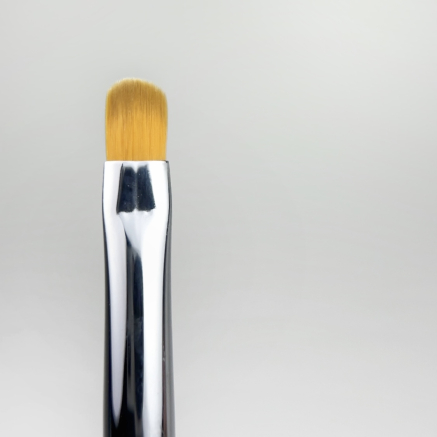NAILSOFTHENIGHT Nail Art Brush, овал зі зручною прозорою ручкою з переливаючим ефектом