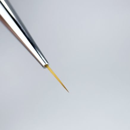 NAILSOFTHEDAY Nail Art Brush Liner — пензлик для манікюру зі зручною прозорою ручкою, лайнер 10 мм