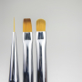 NAILSOFTHENIGHT Nail Art Brush, овал зі зручною прозорою ручкою з переливаючим ефектом
