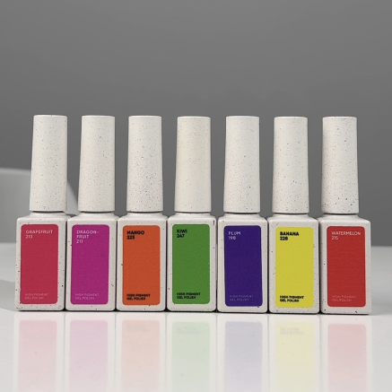 Колекція Summer 2025 gel polish в коробці Nailsoftheday — 7 трендових літніх відтінків гель-лаків для нігтів + БРЕНДОВАНЕ ПАКУВАННЯ У ПОДАРУНОК для анпакінгу