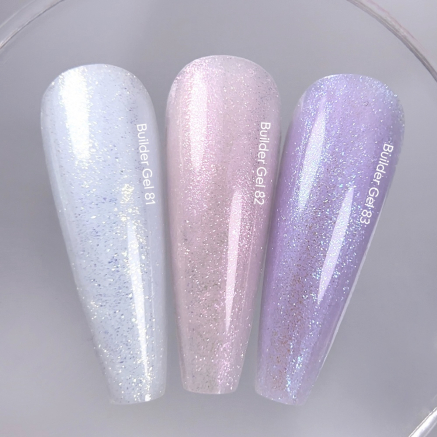 NAILSOFTHEDAY Builder gel 81 — молочний з шиммером гель для нарощування нігтів, 15 мл