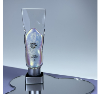 Liquid powder 01 — рідка втирка з переливом від зеленого до фіолетового для нігтів, 5 г